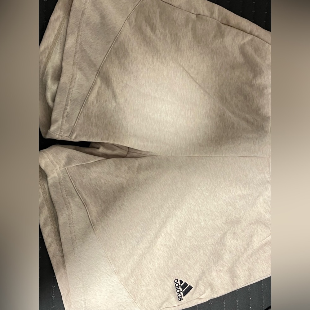 PINK adidas shorts